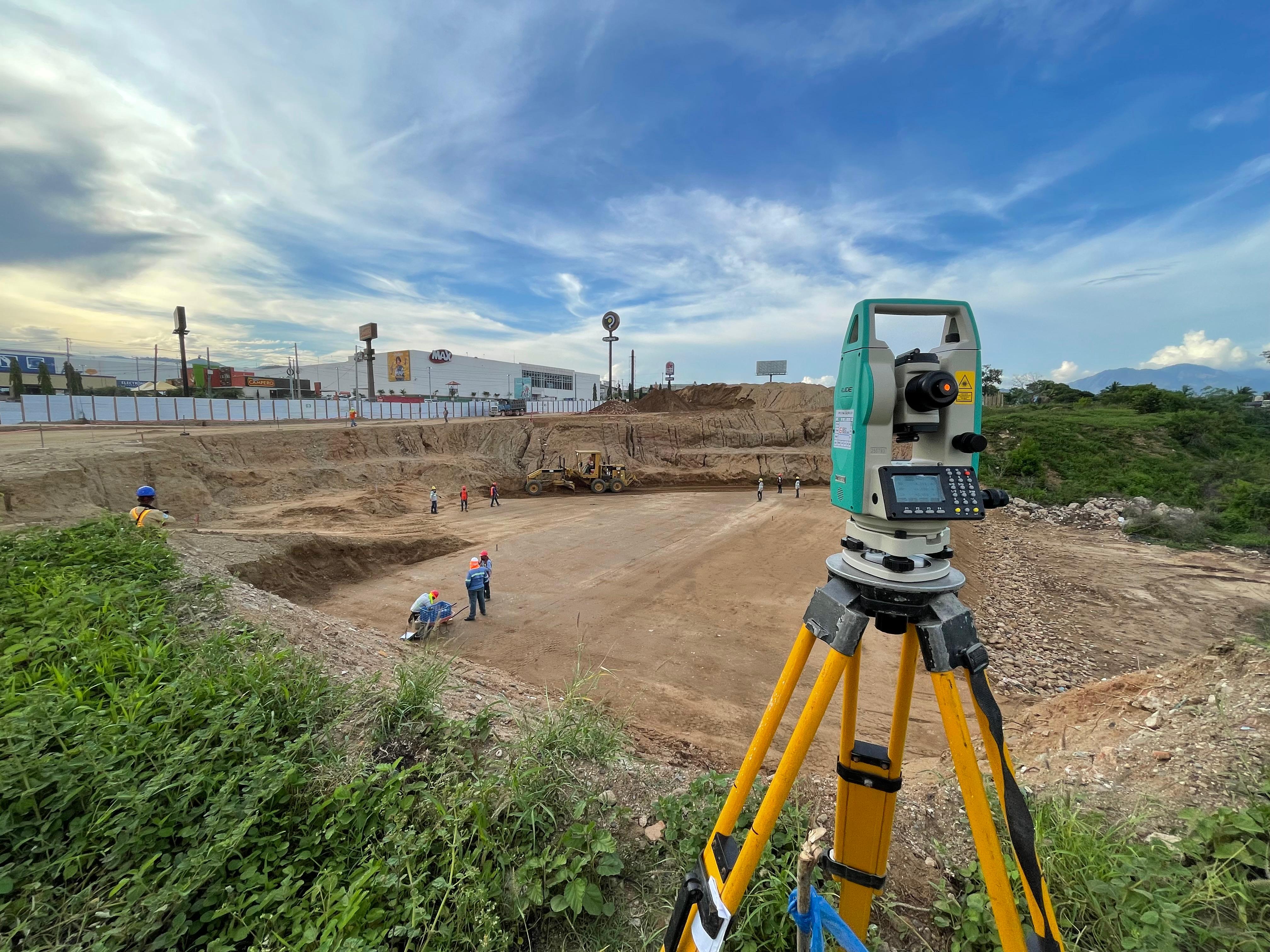 Control topográfico en excavación